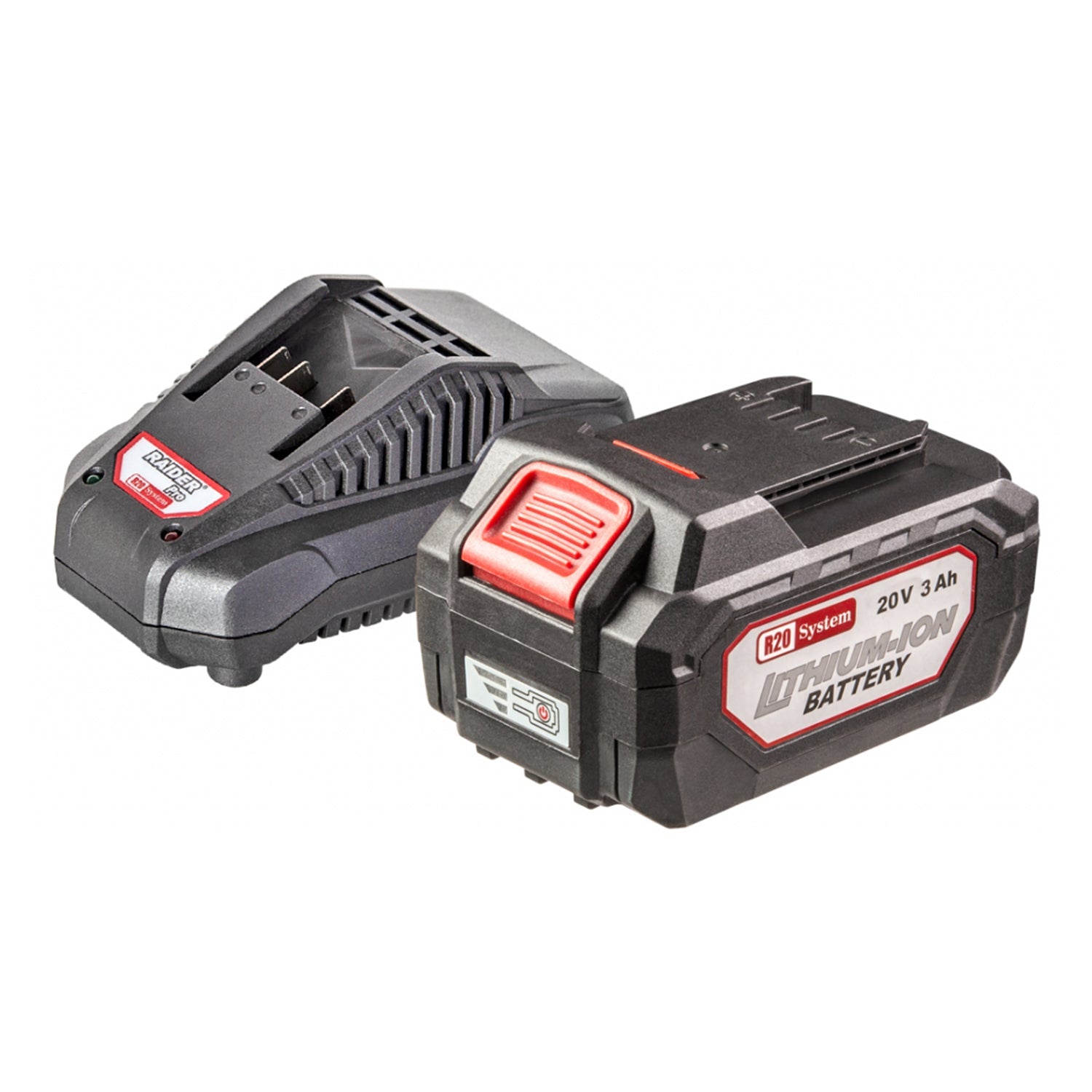 Raider Σετ Μπαταρίας Λιθίου 20V Με Φορτιστή Rdp-R20