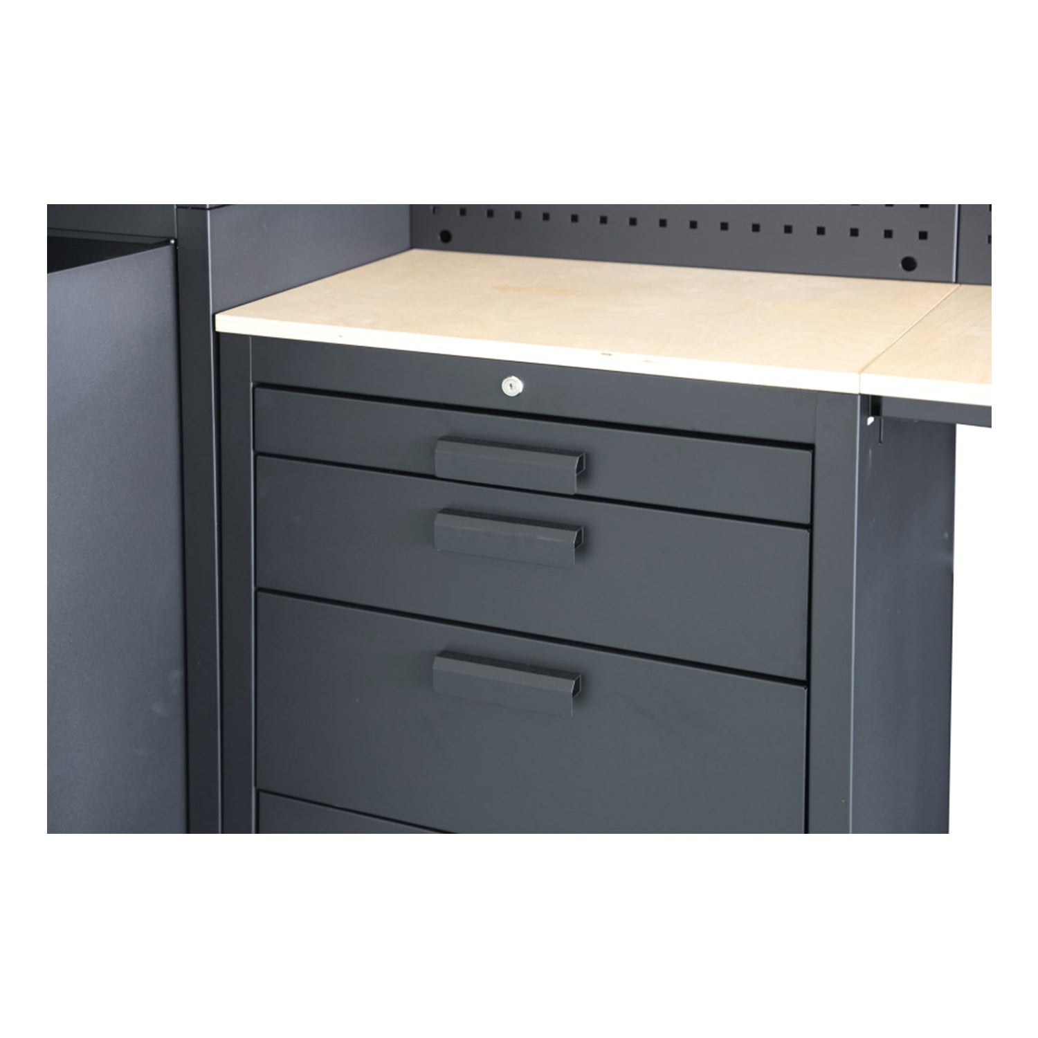 Σετ Πρεμιουμ Μεταλλικα Μοντερνα Επιπλα Για Εργαστηριο 8 Τεμαχια Ματ Μαυρο