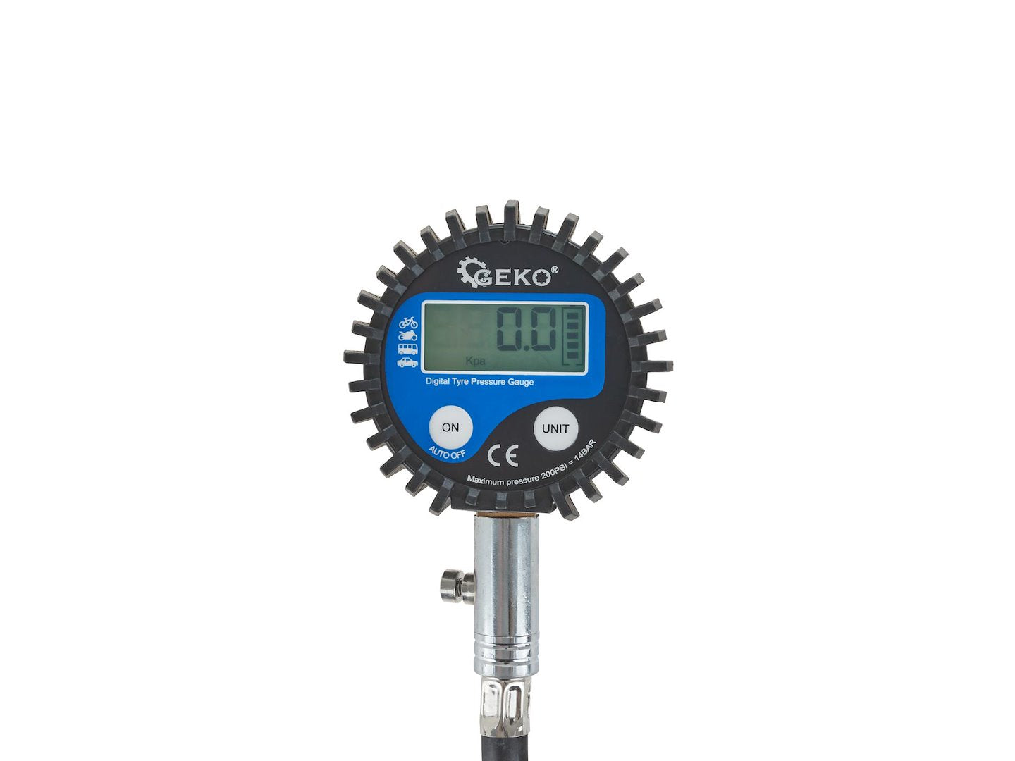 Μανόμετρο Ψηφιακό Για Έλεγχο Πίεσης Ελαστικών GEKO