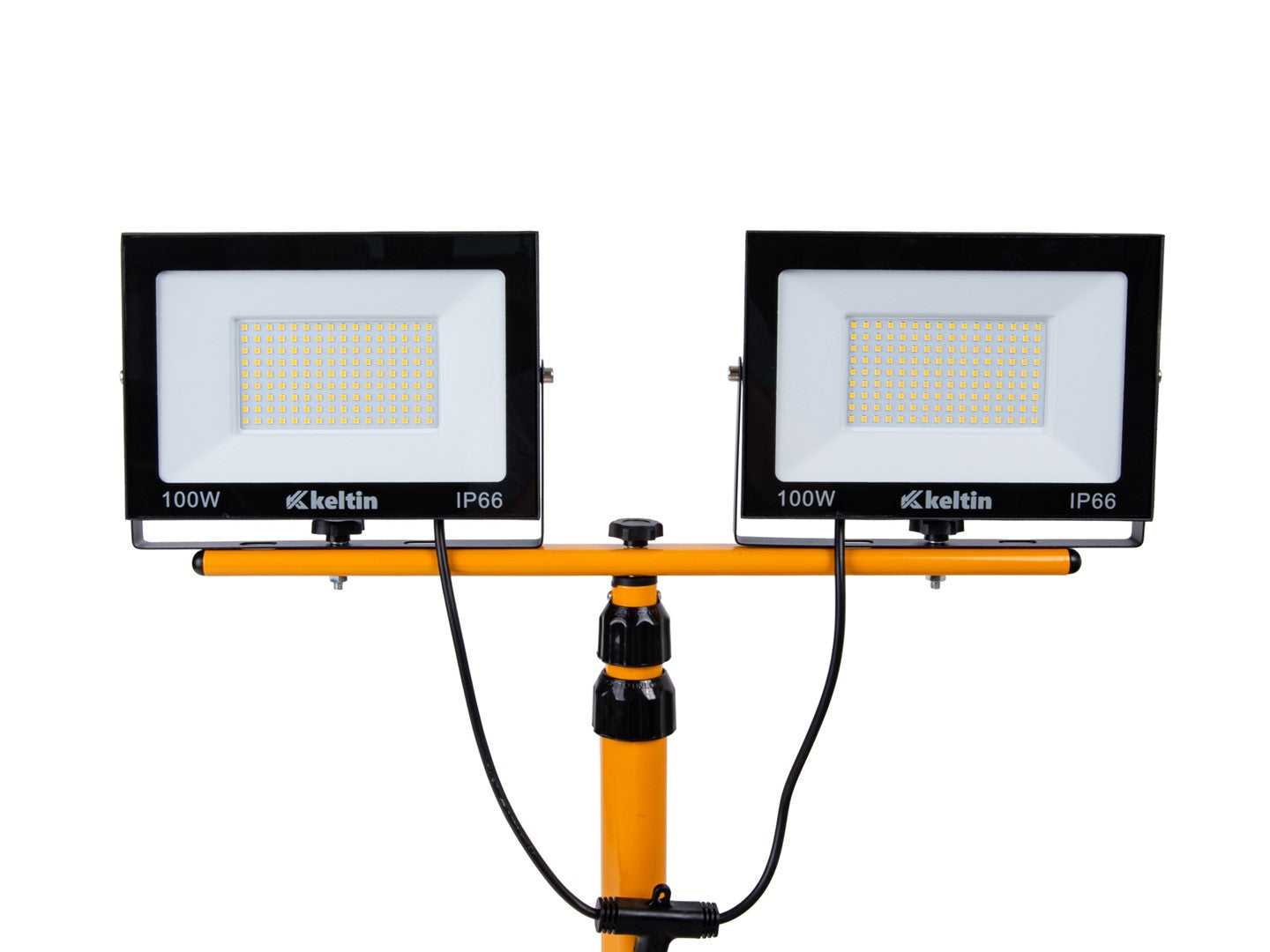 Λάμπα Led Εργασίας 2 X 100W 6500K Με Ρυθμιζόμενο Τρίποδο Στήριξης