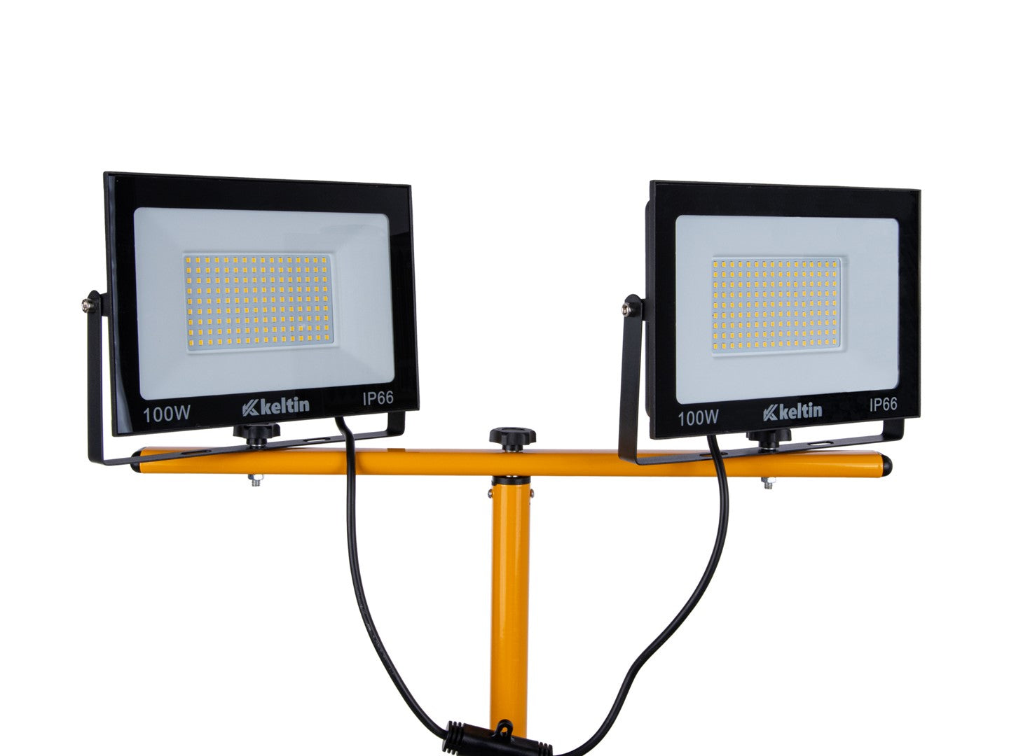 Λάμπα Led Εργασίας 2 X 100W 6500K Με Ρυθμιζόμενο Τρίποδο Στήριξης