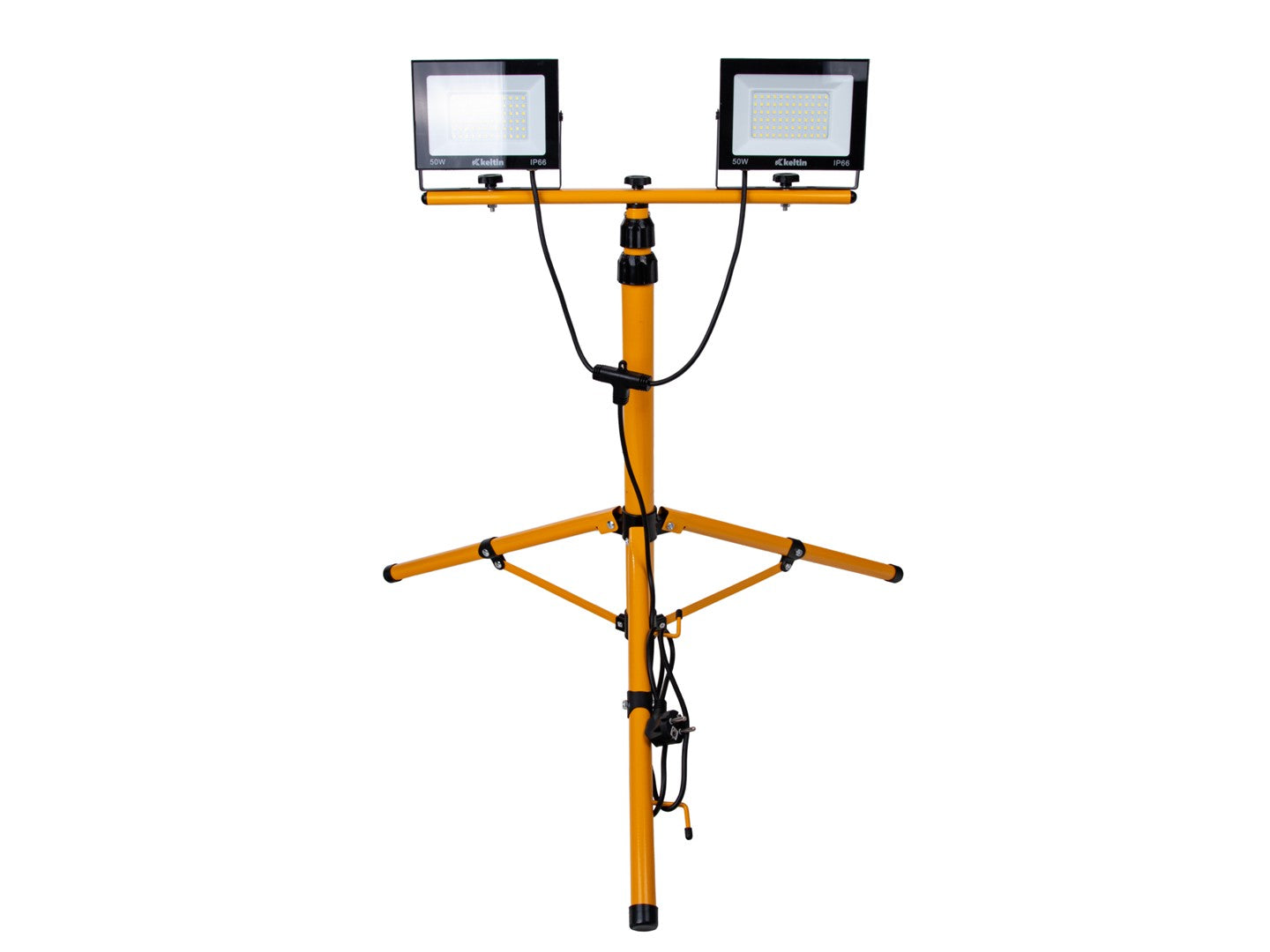 Λάμπα Led Εργασίας 2 X 50W 6500K Με Ρυθμιζόμενο Τρίποδο Στήριξης