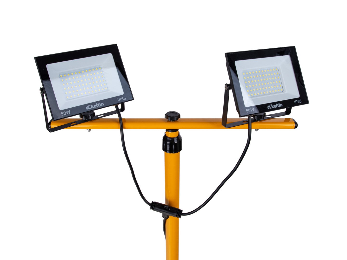 Λάμπα Led Εργασίας 2 X 50W 6500K Με Ρυθμιζόμενο Τρίποδο Στήριξης