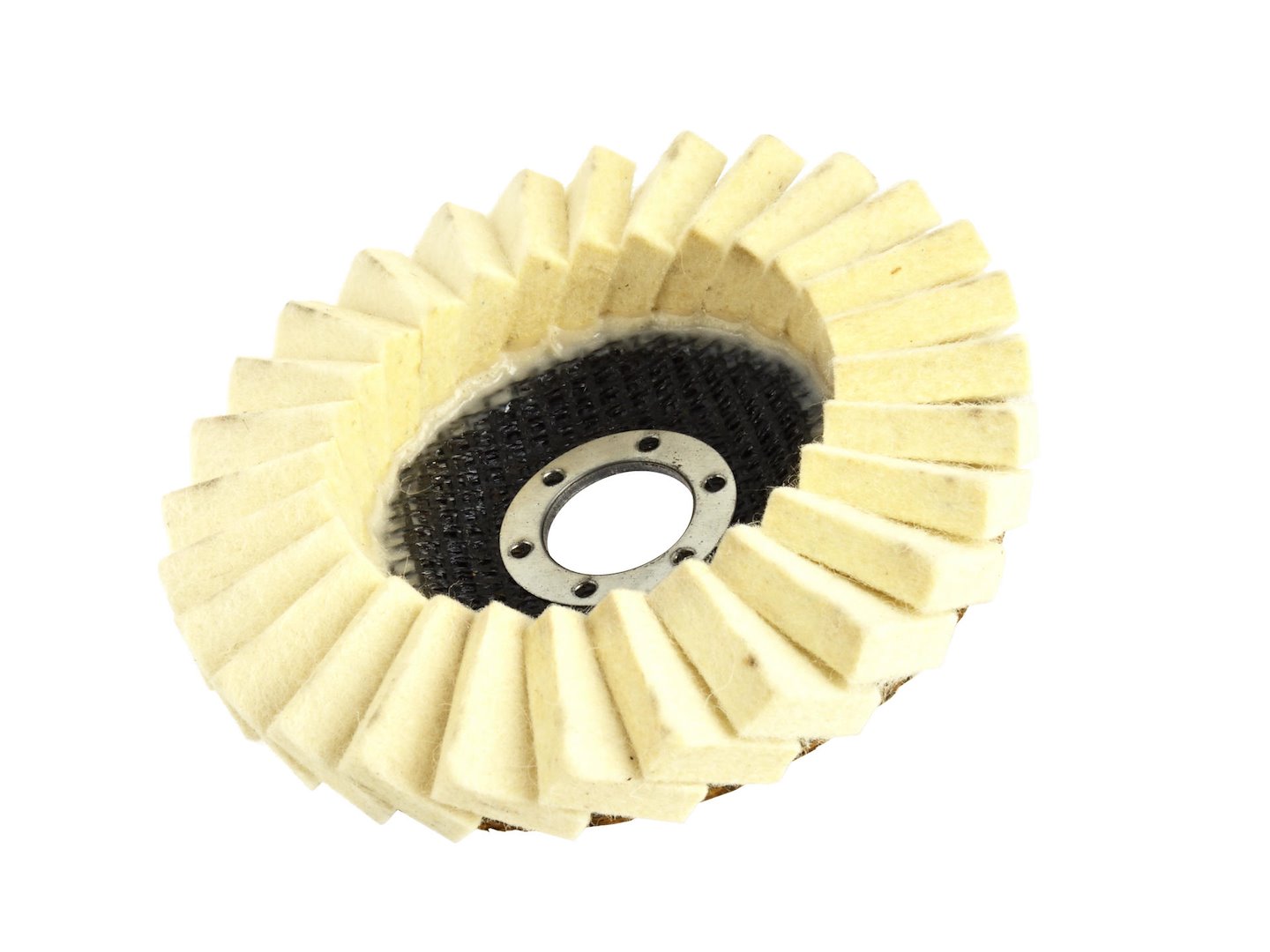 Δίσκος Γυαλίσματος Με Πτερύγια Τσόχας Premium 125mm GEKO