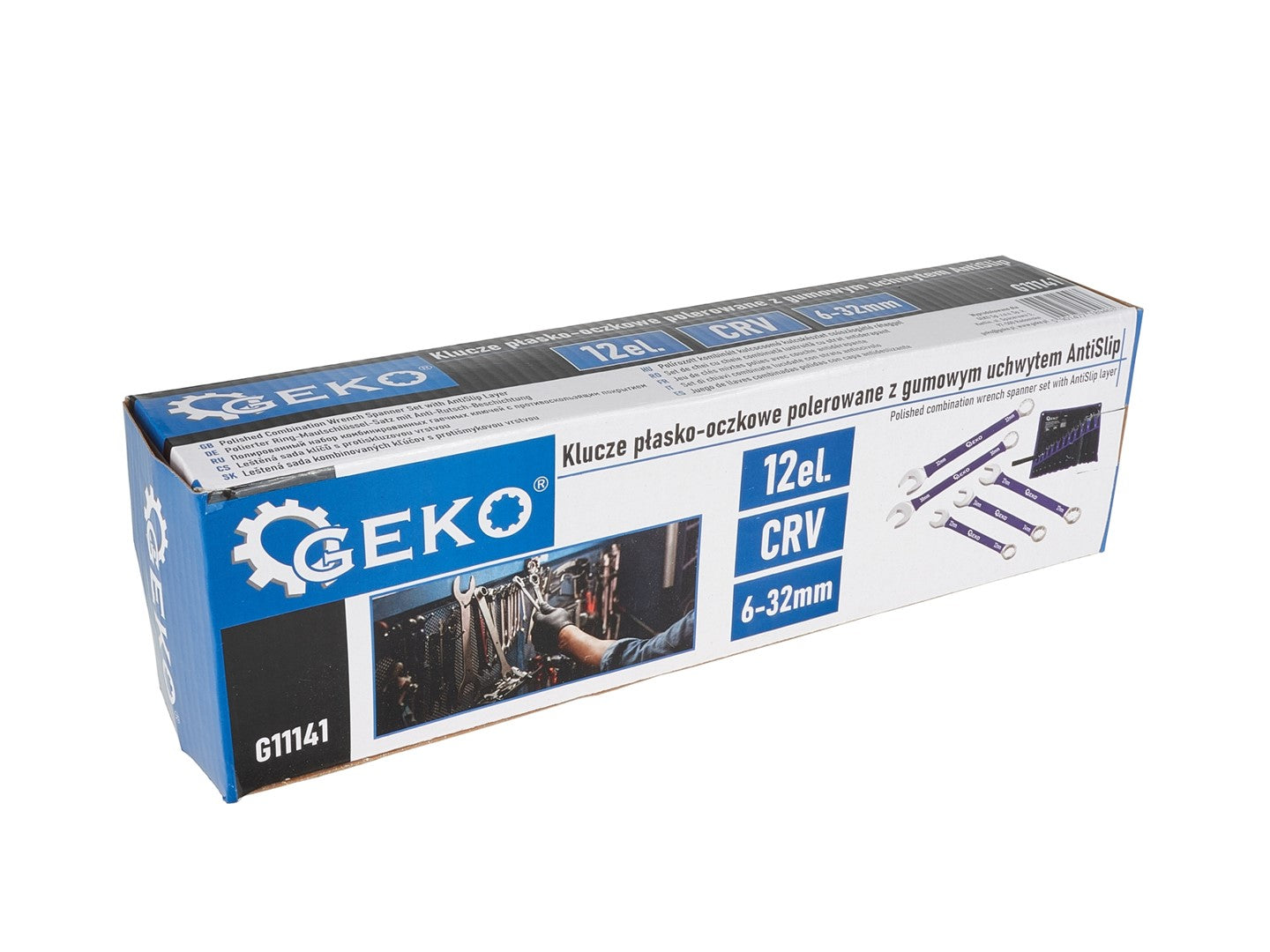 Σετ 12 Γερμανοπολύγωνα Κλειδιά Με Αντιολισθητική Λαστιχένια Λαβή 6-32Mm