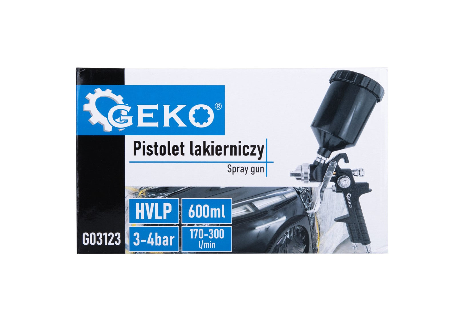 Πιστόλι Βαφής Hvlp Με 4 Ακροφύσια 1.3 / 1.4 / 1.7 / 2.0