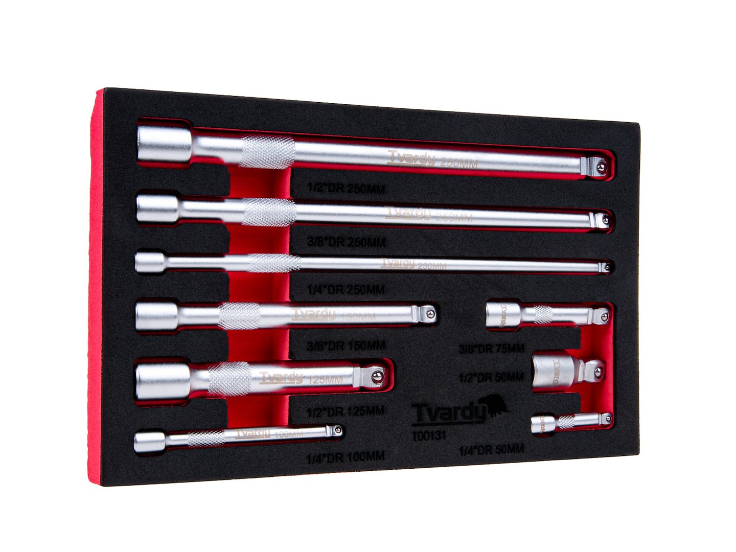 Σετ Προεκτάσεις Αρθρωτές 1/4" 3/8" 1/2" 9Τμχ CrV