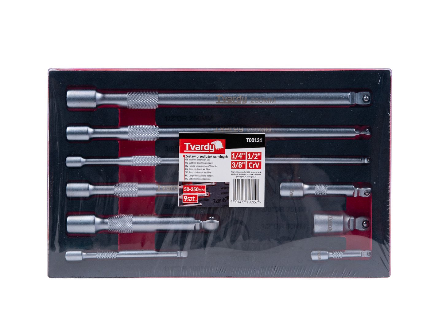 Σετ Προεκτάσεις Αρθρωτές 1/4" 3/8" 1/2" 9Τμχ CrV