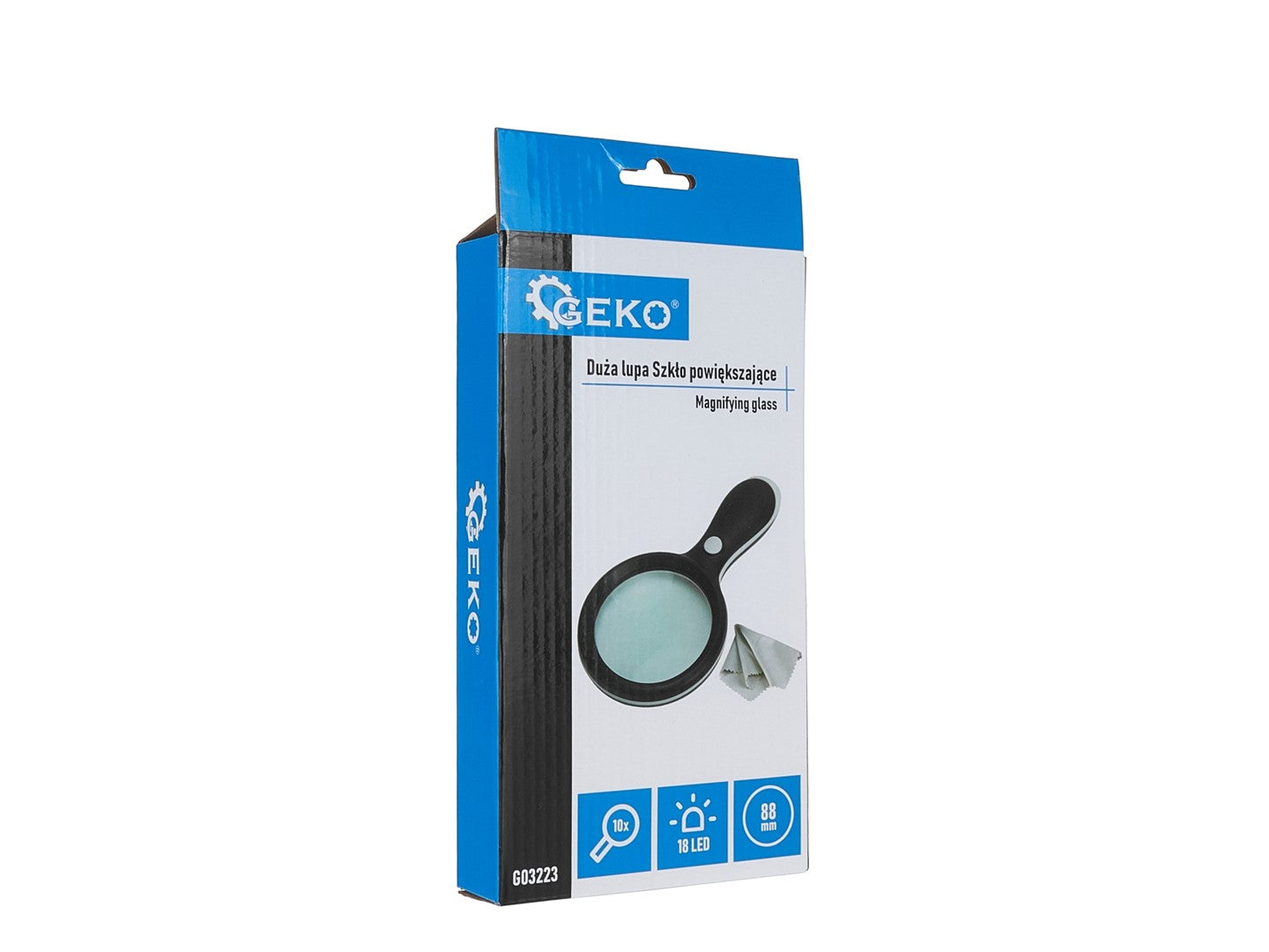Geko Μεγεθυντικός Φακός Χειρός Με Φως