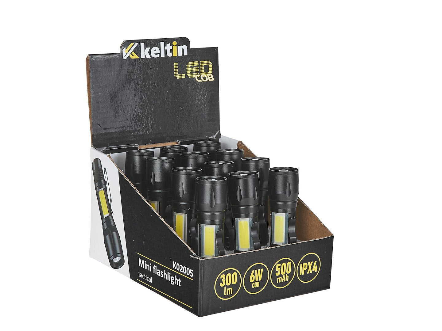 Mίνι Φακός Τσέπης Led Cob 10w 500MAh 500lm