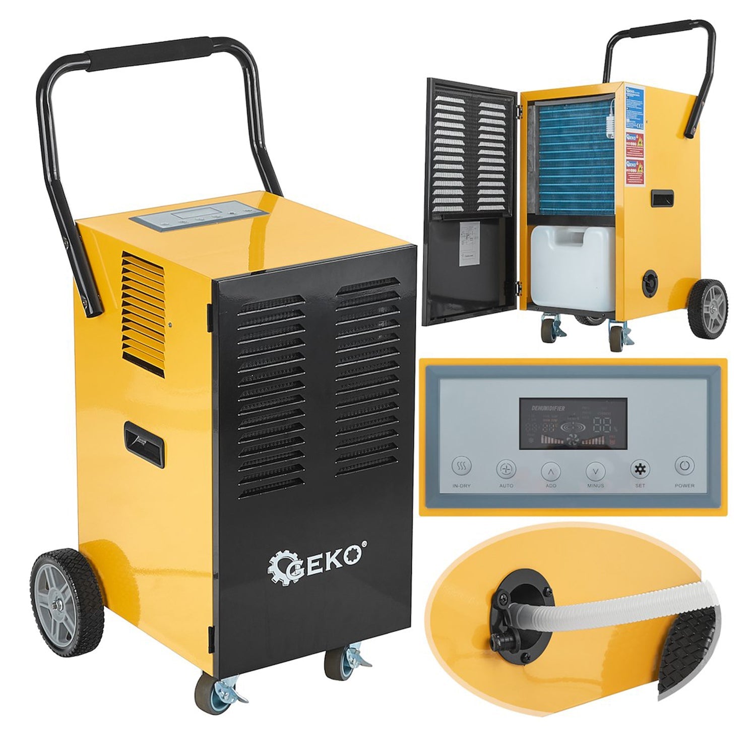 Βιομηχανικός Αφυγραντήρας 50L/25H 50-120m2 650w