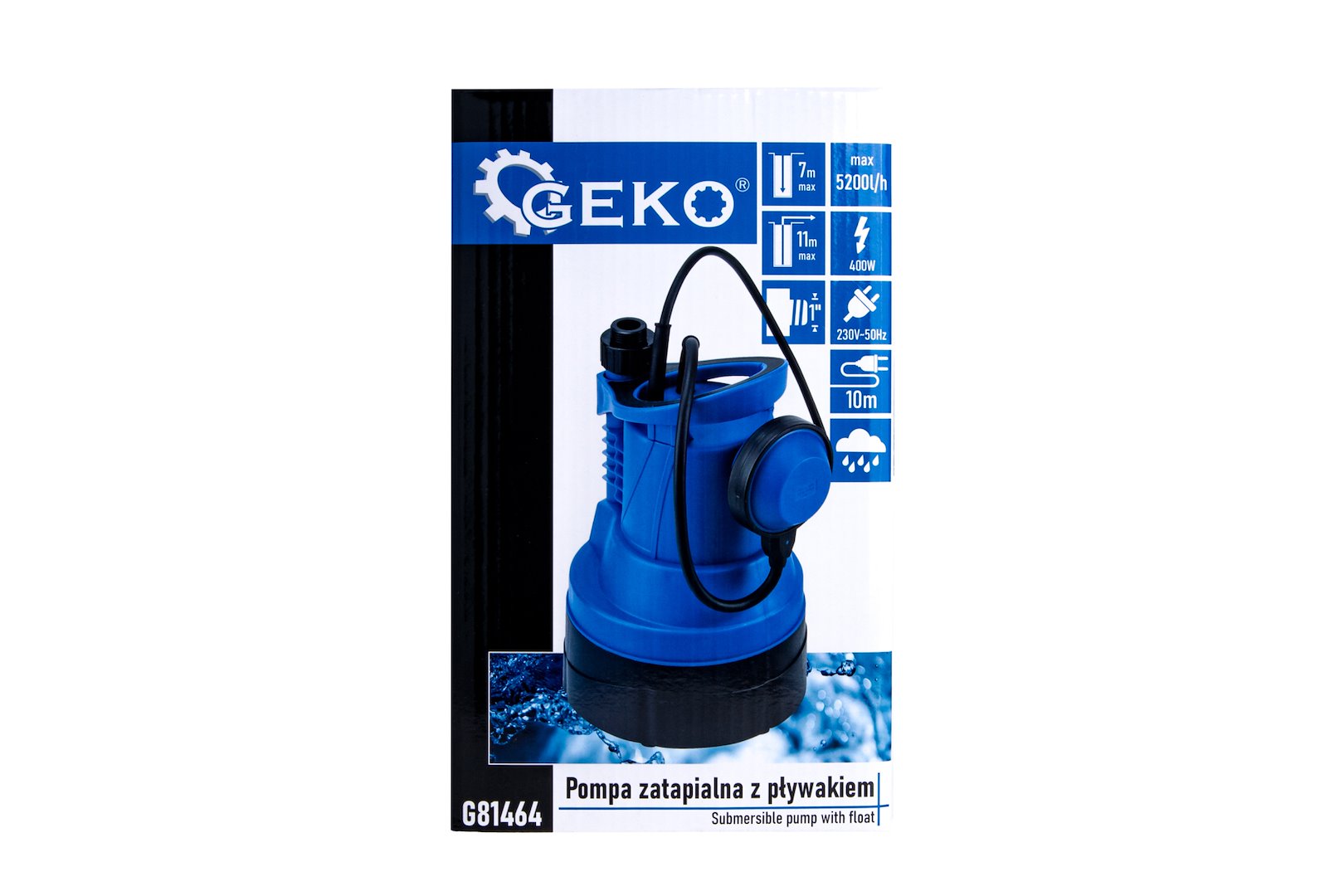 Υποβρύχια Αντλία Νερού Βροχής Με Φλοτέρ 400w