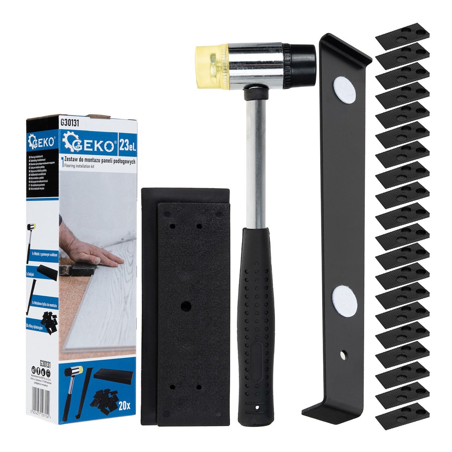 Σετ Εργαλείων Τοποθέτησης Laminate Παρκέ Και Ξύλου 23Τμχ