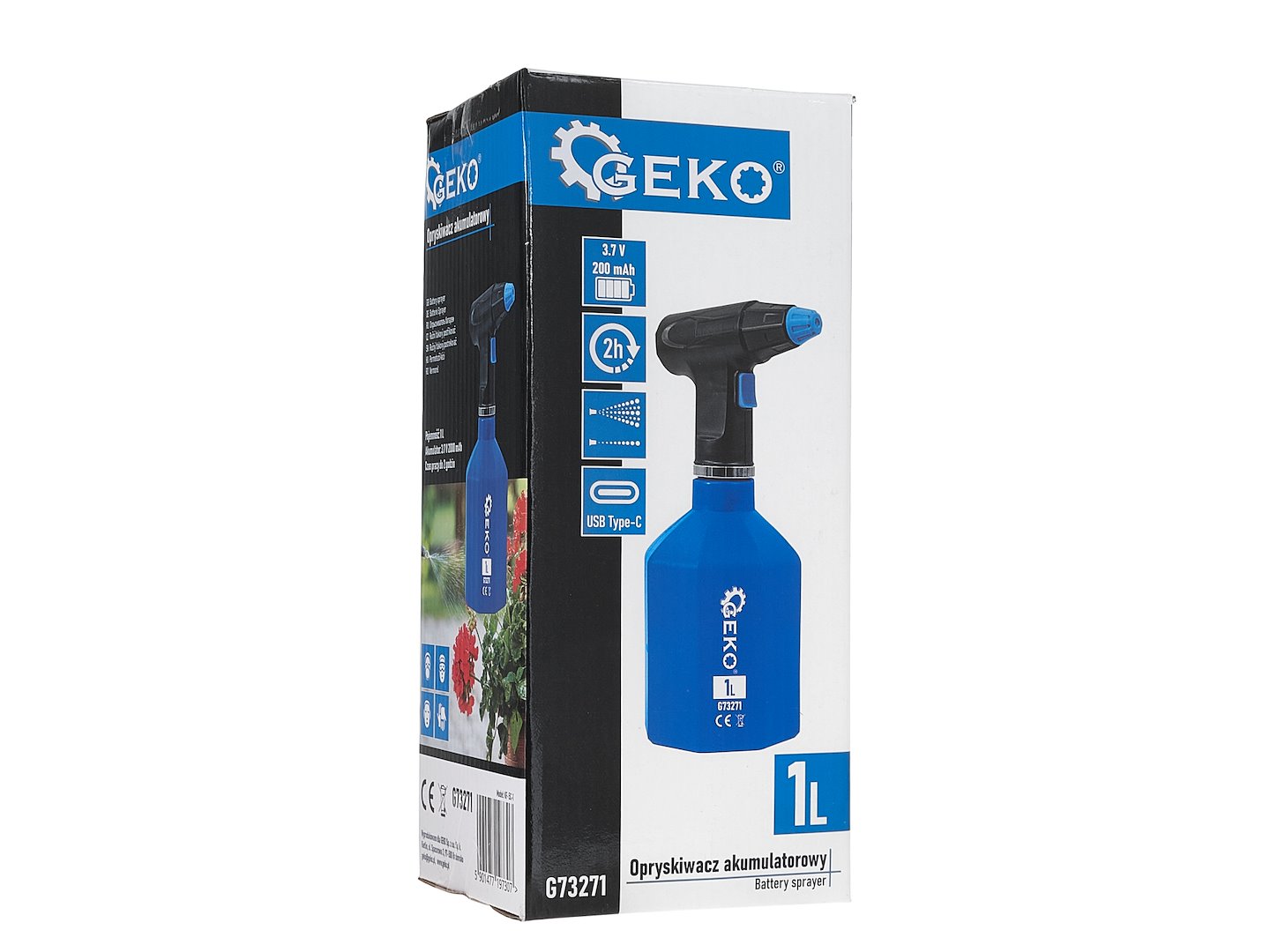 Ψεκαστήρας-Ψεκαστικό Ηλεκτρικό 1L Με Μπαταρία USB-C