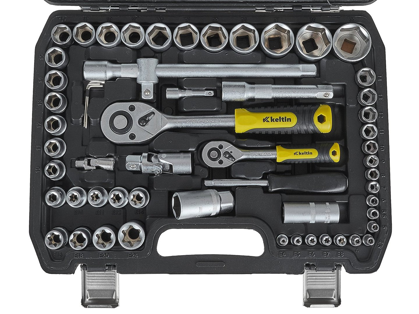 Σετ-Κιτ Εργαλείων 1/4" 1/2" 108Τμχ GEKO
