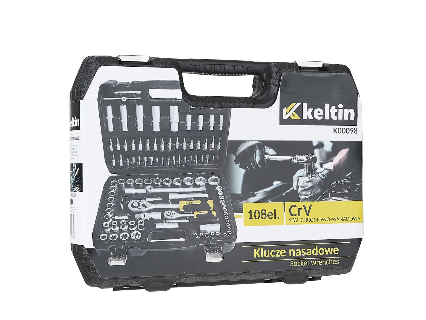 Σετ-Κιτ Εργαλείων 1/4" 1/2" 108Τμχ GEKO