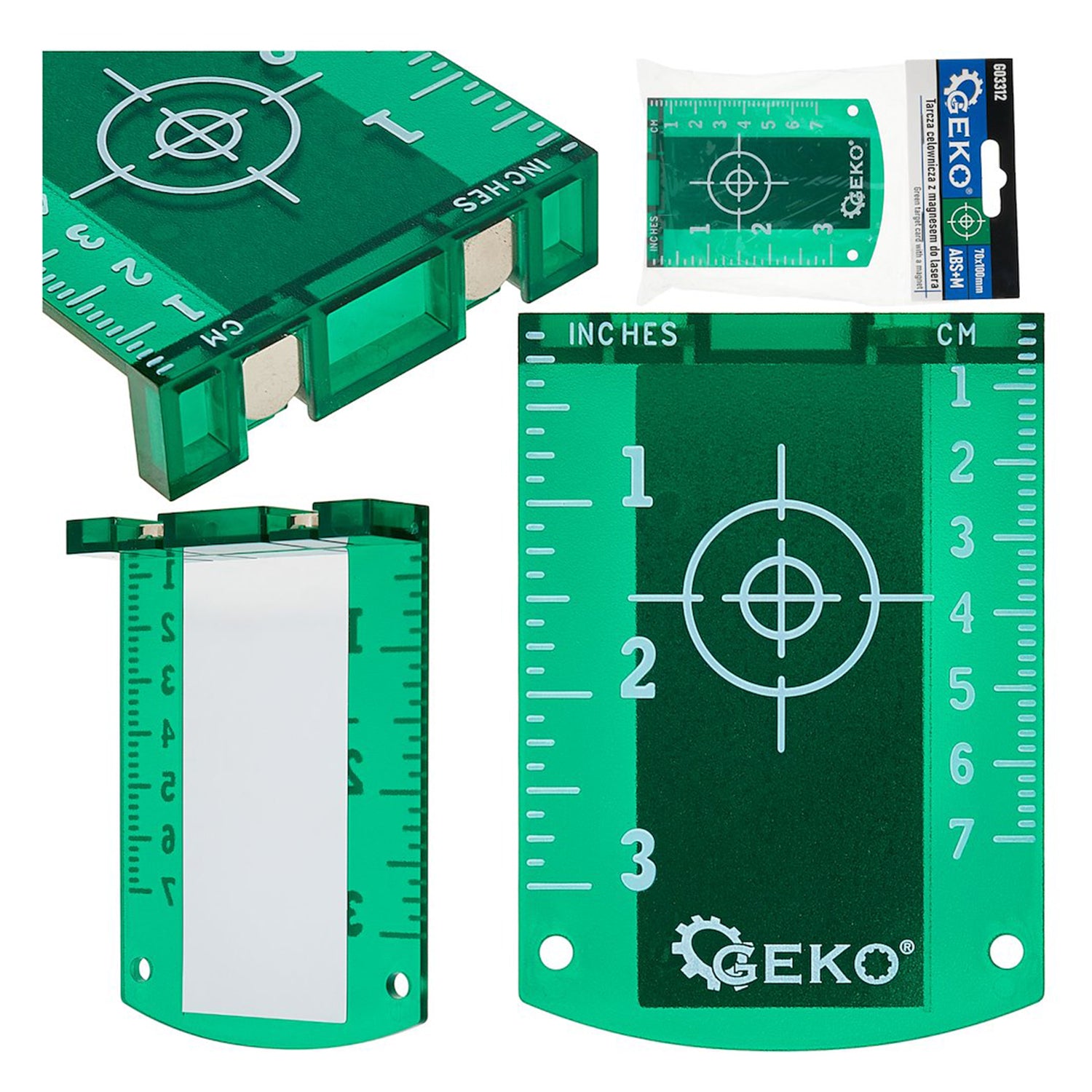 Στόχος Για Αλφάδι Laser Πράσινος Με Μαγνήτες