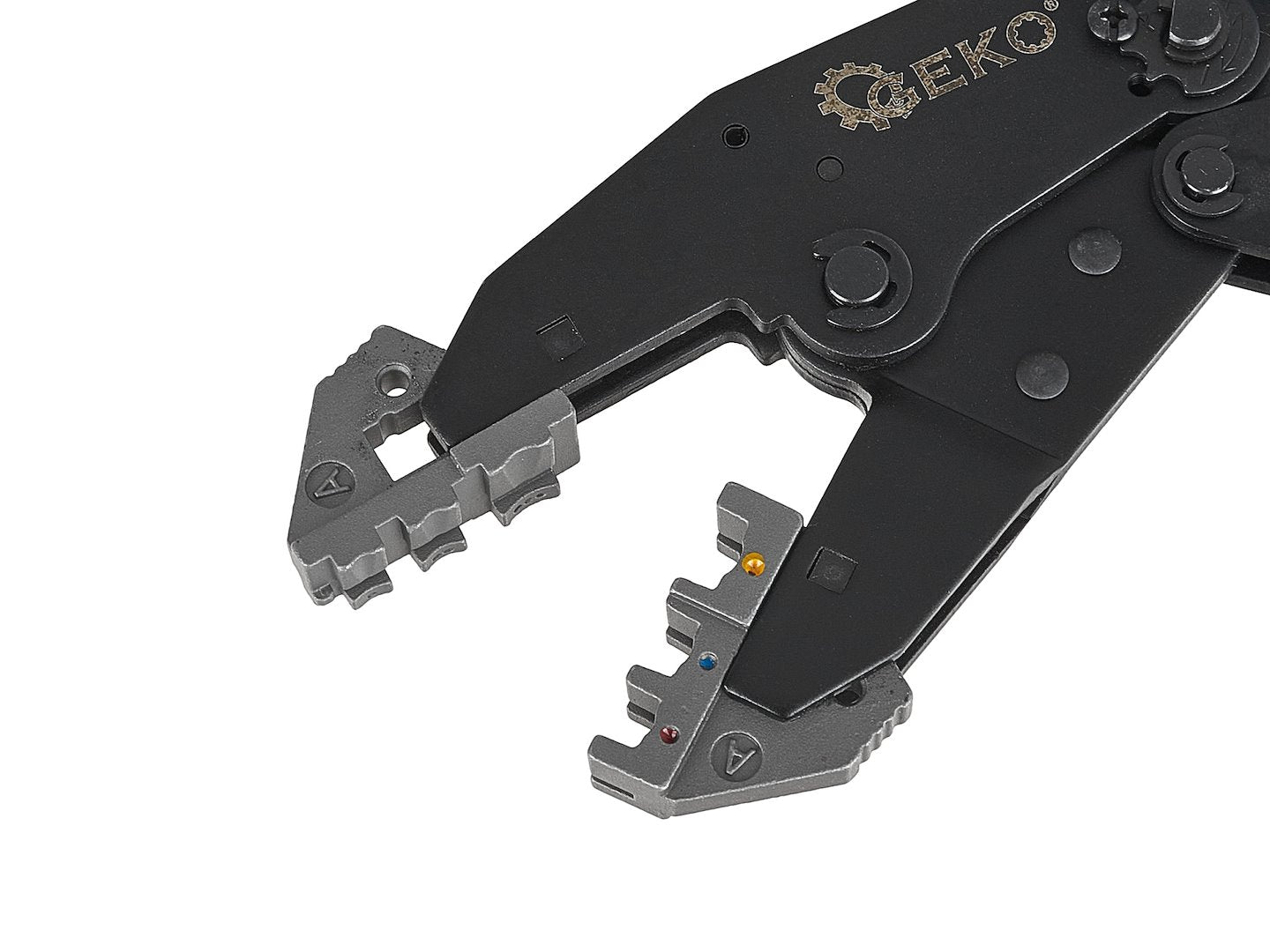 Πρέσα Ακροδεκτών-Πένσα Σετ Πρεσαρίσματος Ακροδεκτών Με 5 Εναλλάξιμες Κεφαλές GEKO