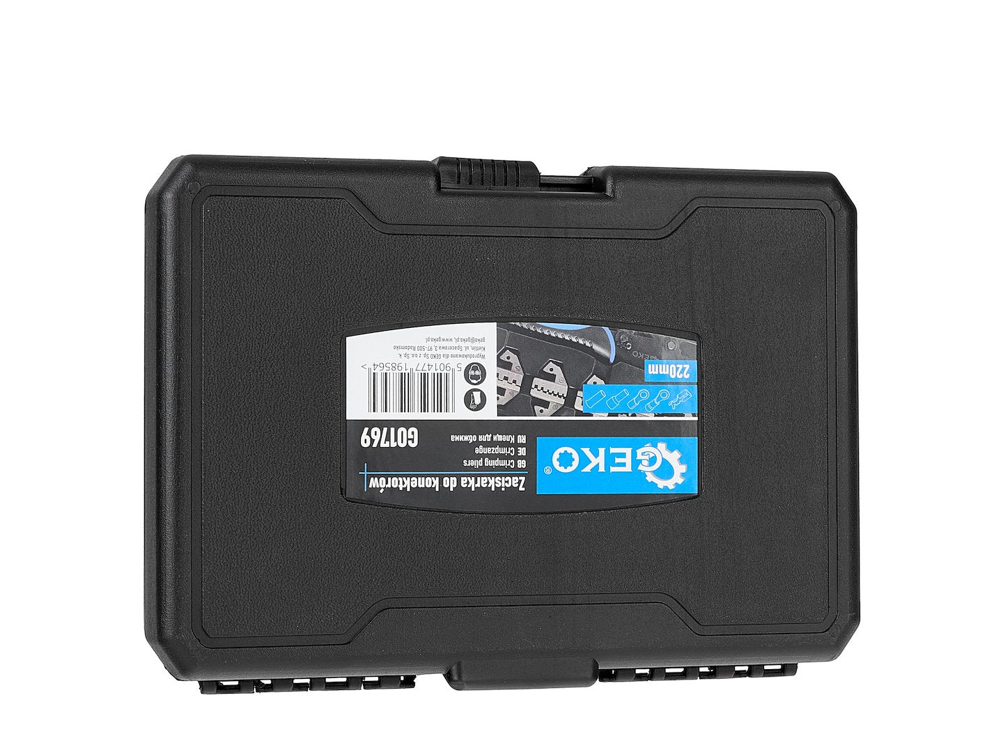 Πρέσα Ακροδεκτών-Πένσα Σετ Πρεσαρίσματος Ακροδεκτών Με 5 Εναλλάξιμες Κεφαλές GEKO