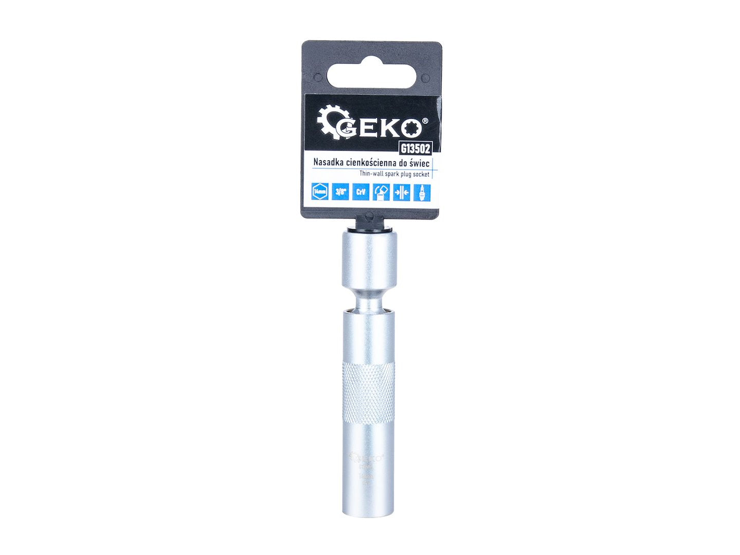 Μπουζόκλειδο Καρυδάκι 14mm 3/8" Με Άρθρωση Καρδανική Λεπτά Τοιχώματα CRV GEKO