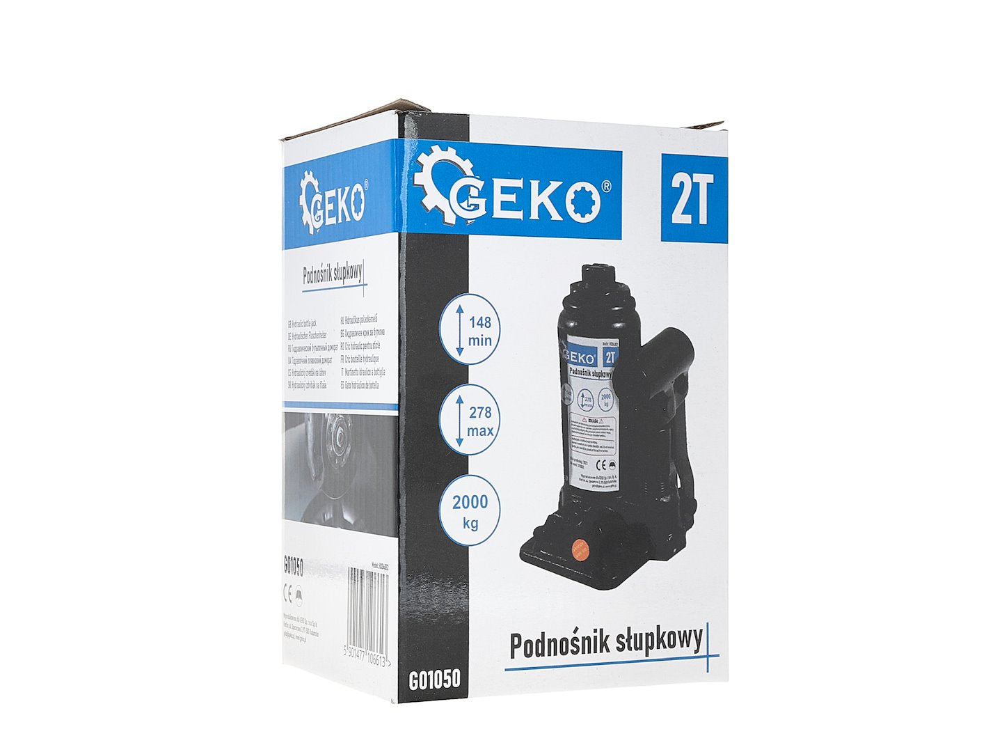Yδραυλικός Γρύλος Μπουκάλα 2Τ GEKO