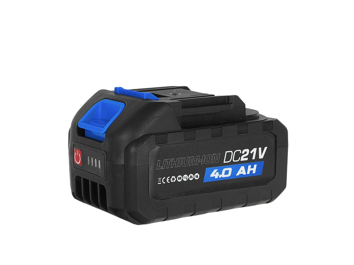 Επαναφορτιζόμενος Γωνιακός Τροχός 125mm 950W 21V Mε 2 Μπαταρίες 4Αh GEKO