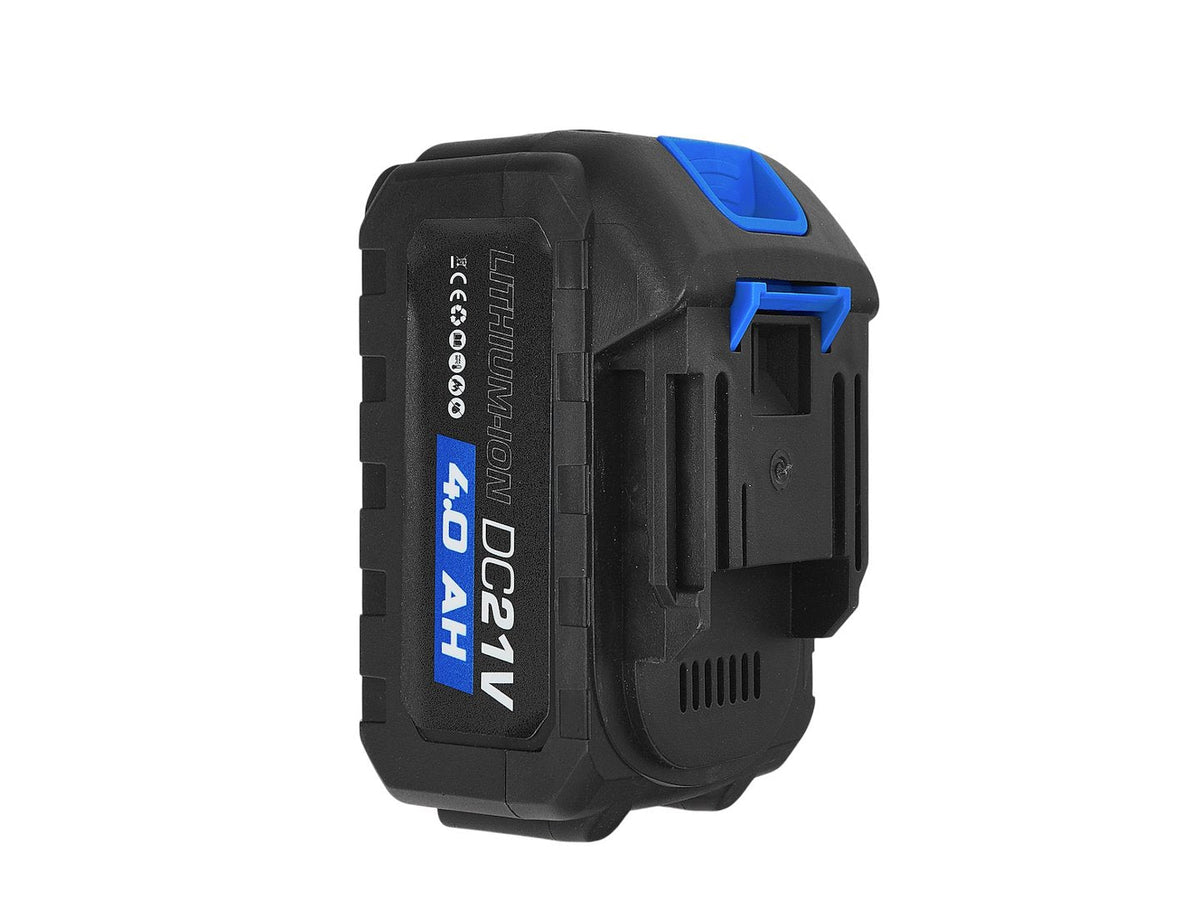 Επαναφορτιζόμενος Γωνιακός Τροχός 125mm 950W 21V Mε 2 Μπαταρίες 4Αh GEKO