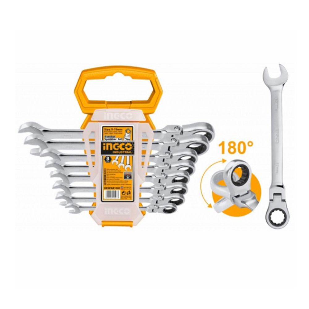 Ingco Σετ Γερμανοπολύγωνα 10Mm 8Τμχ