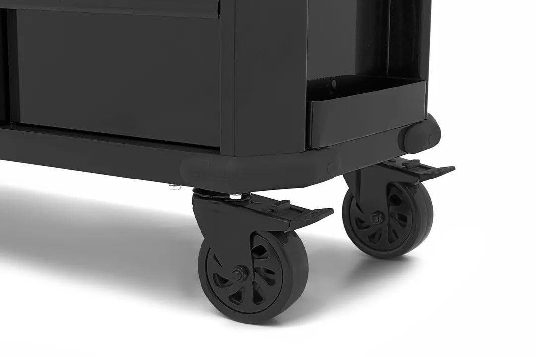 Εργαλειοφόρος Τροχήλατος Με 11 Συρτάρια Και Πάγκο Εργασίας 109cm HBM MACHINES