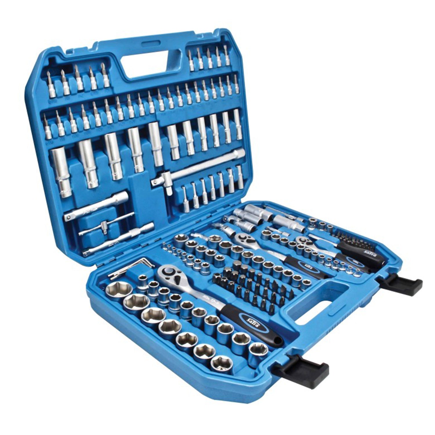 Κιτ Εργαλείων Με Καρυδάκια, Μύτες Και Καστάνιες 1/4 3/8 1/2 179Τμχ SATRA