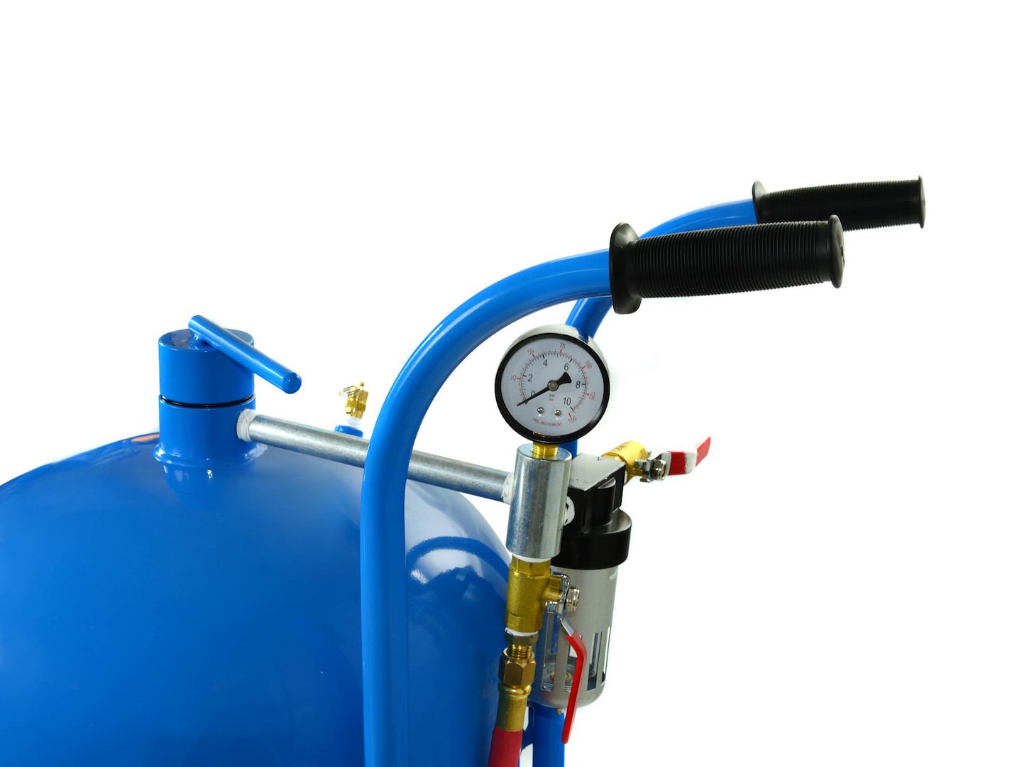 Φορητή - Κινητή Αμμοβολή με Μανόμετρο 76 L