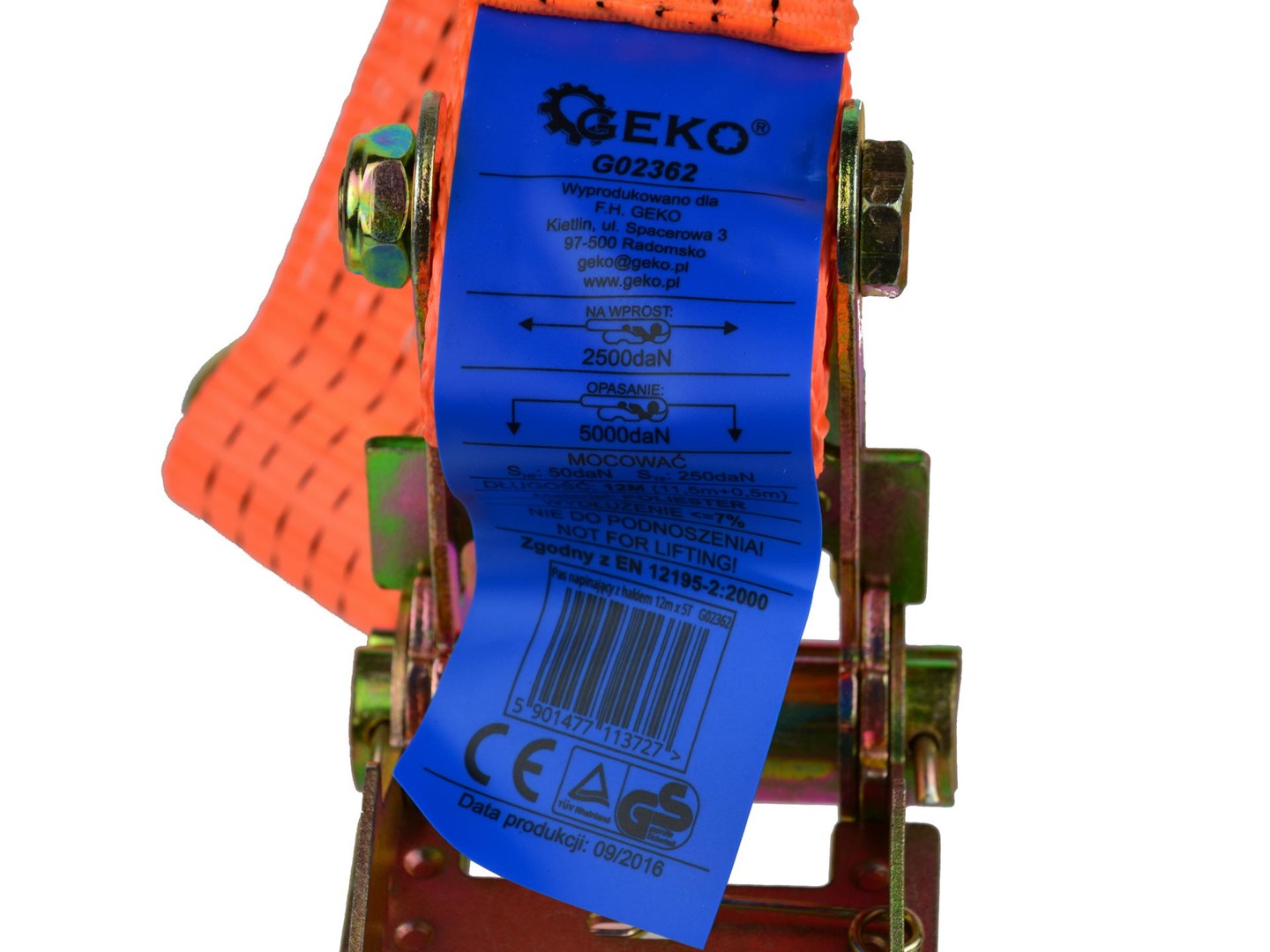 Ιμάντας Πρόσδεσης Με Καστάνια 12m 5T 50mm