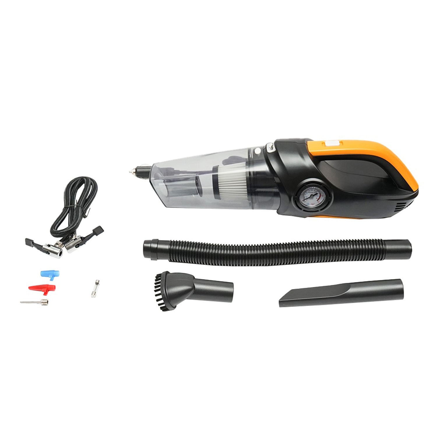 Αυτοκινητιστικη Σκουπα Και Κομπρεσερ Με Led Φωτισμο 12V 120W