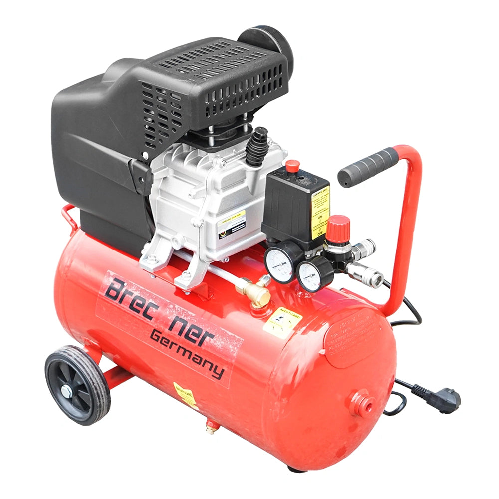 Μονοφασικό Κομπρεσέρ Αέρος Με Ισχύ 2Hp Και Αεροφυλάκιο 24Lt