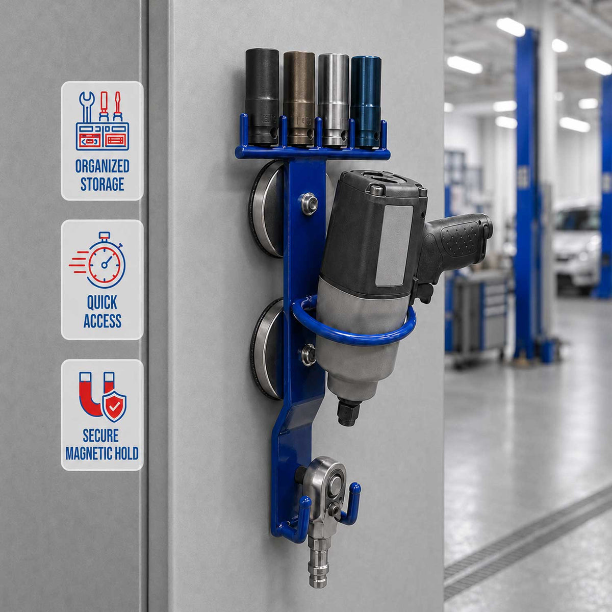 Μαγνητική Βάση Για Κρουστικό Πιστόλι GEBO TOOLS