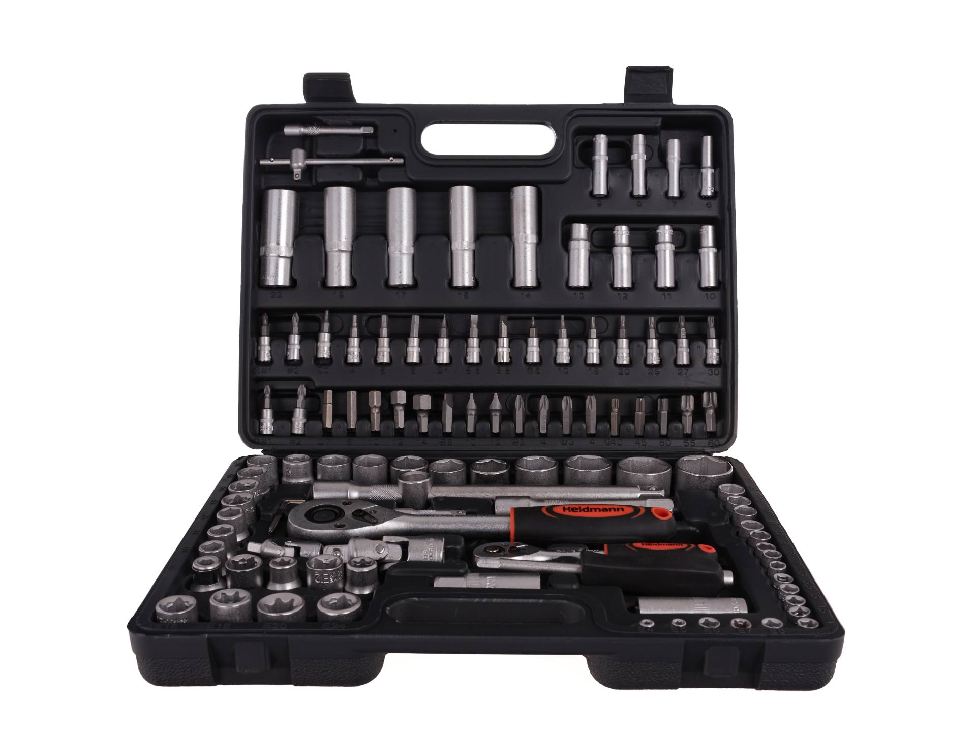 Τρούσα Εργαλείων 108 ΤΕΜ 1/4" 1/2" CR-V Heidmann