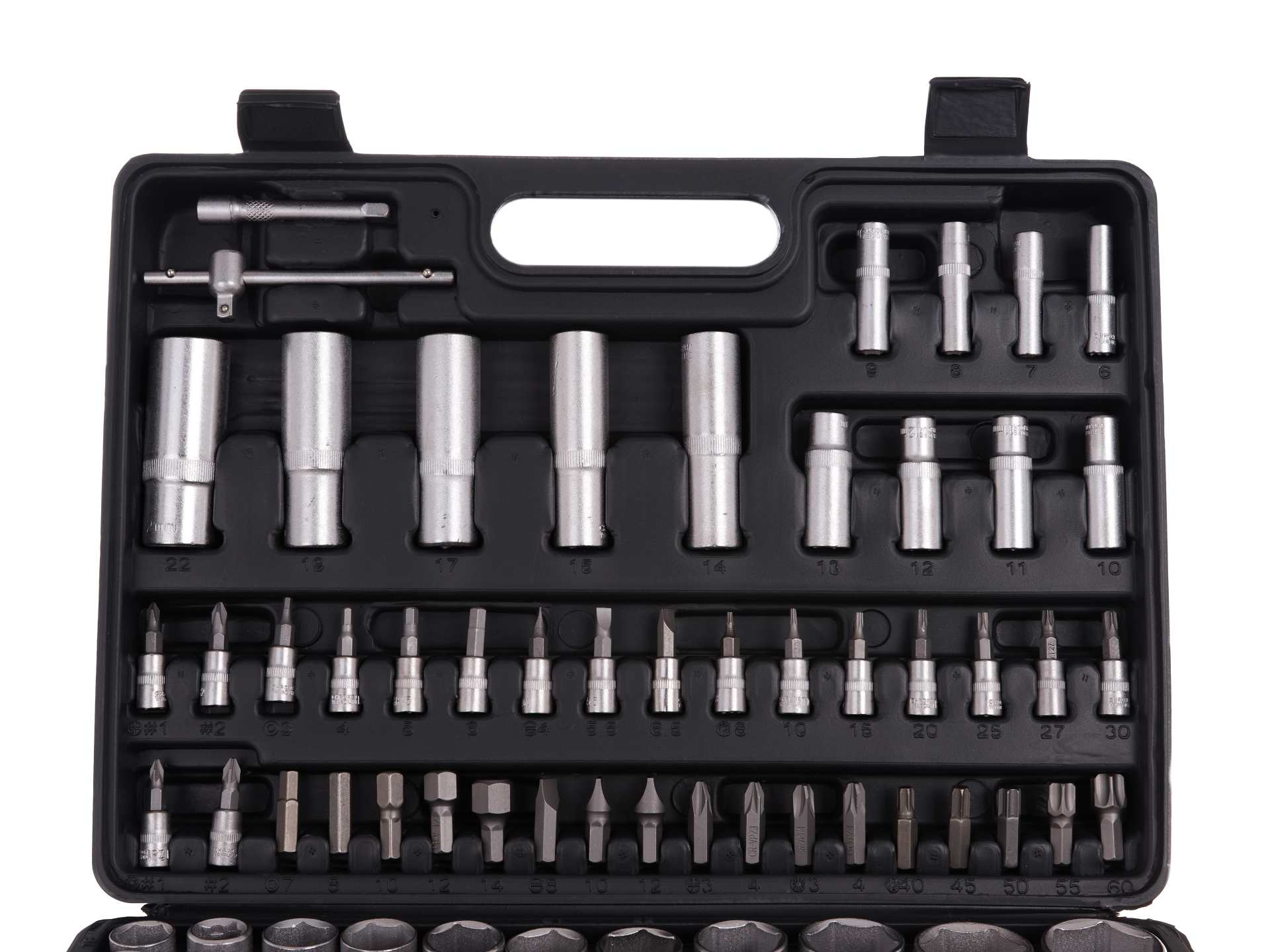 Τρούσα Εργαλείων 108 ΤΕΜ 1/4" 1/2" CR-V Heidmann