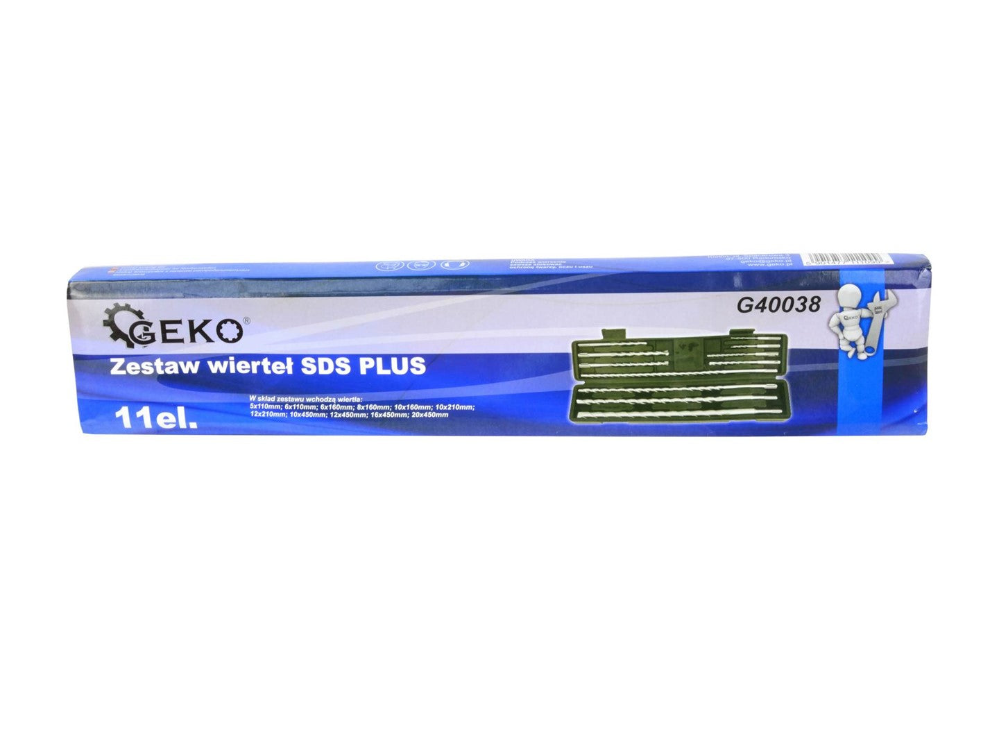 Geko G40038 Σετ Καλέμι 1Τμχ Με Υποδοχή Sds Plus