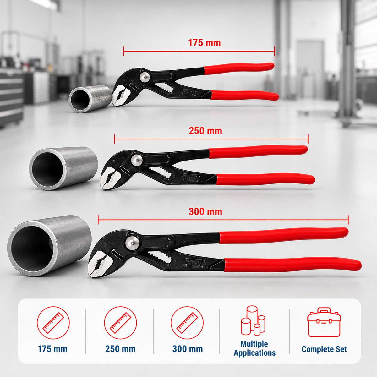 Σετ Γκαζοτανάλιες 3Τμχ GEBO TOOLS