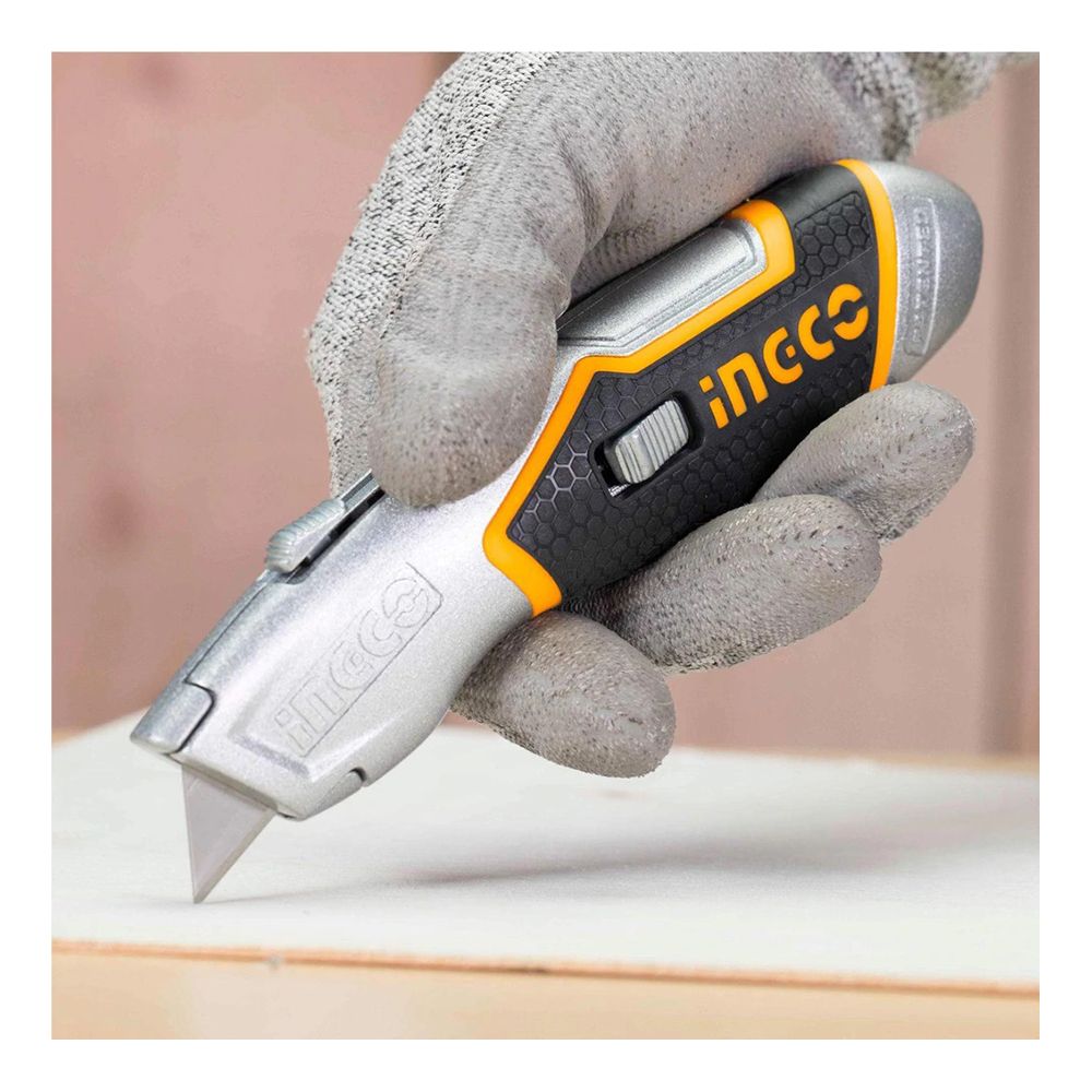 Μεταλλικο Σουγιαδακι Foldable Με Λαβη Απο Καουτσουκ Και 5 Ανταλλακτικεσ Λεπιδεσ Ingco