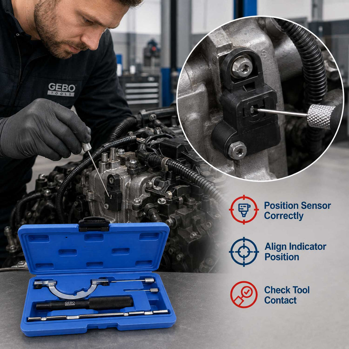Κιτ Χρονισμού OPEL 1.0 1.2 1.4 12V GEBO TOOLS