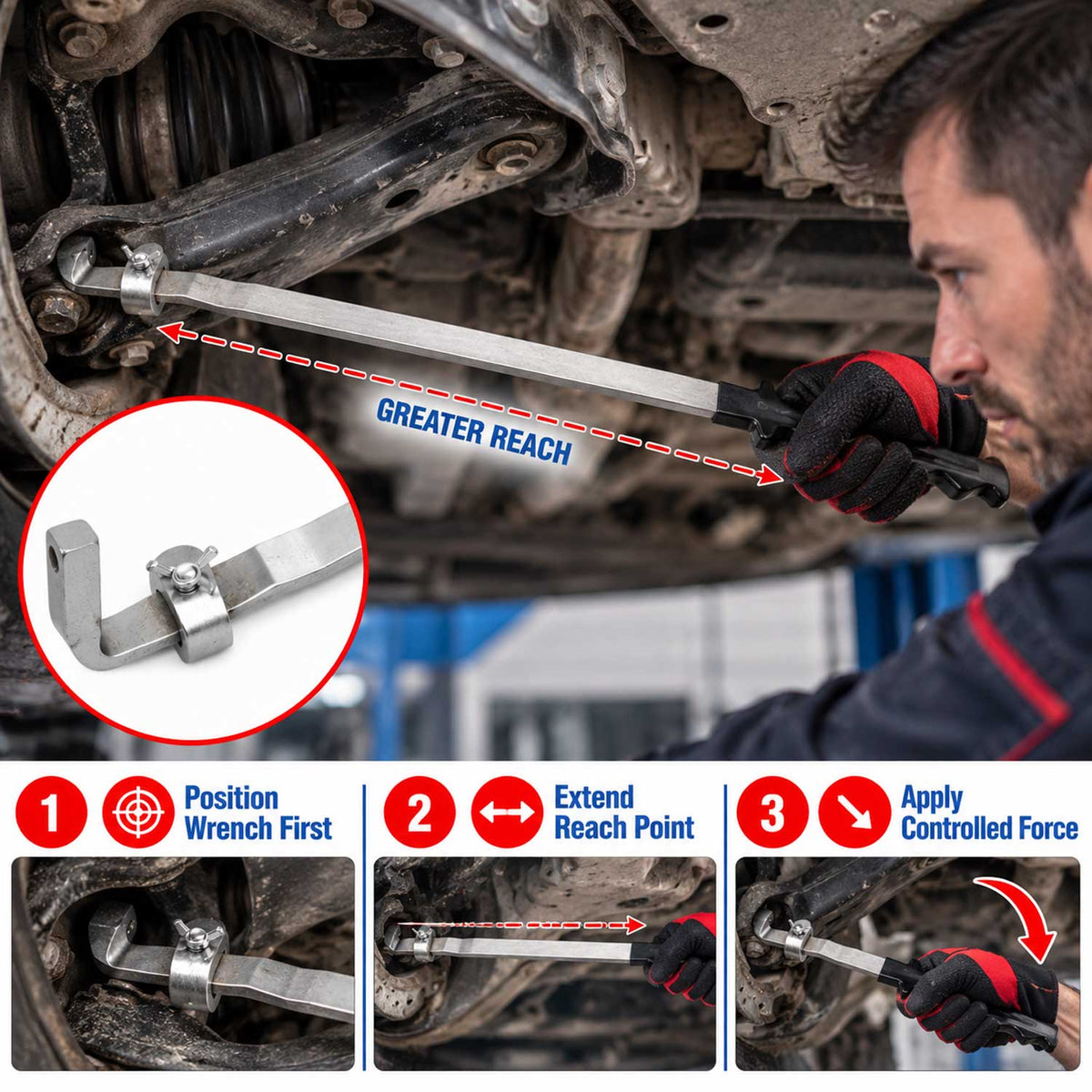 Προέκταση Πολύγωνο Βαρέως Τύπου 385mm GEBO TOOLS
