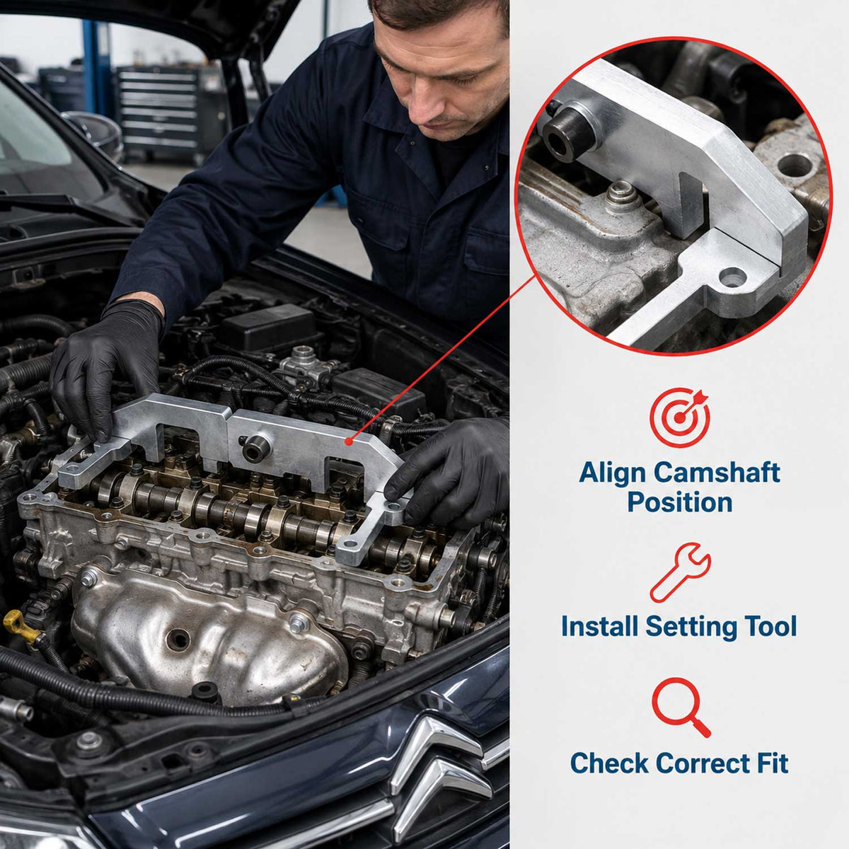 Κιτ Χρονισμού Κινητήρα Citroen Peugeot PSA 1.0 1.3 VTI THP E-VTI