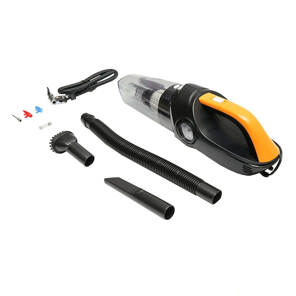 Αυτοκινητιστικη Σκουπα Και Κομπρεσερ Με Led Φωτισμο 12V 120W