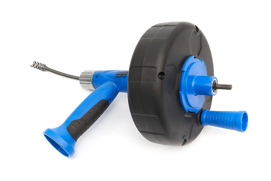 Σούστα Ξεβουλώματος-Αποφρακτήρας Χειρός 7.5m Συμβατός Με Δράπανο Για Σωλήνες Διαμέτρου 30-50mm Ιδανικός Για Νιπτήρες Αποχευτεύσεις Και Αγωγούς HBM Ολλανδία