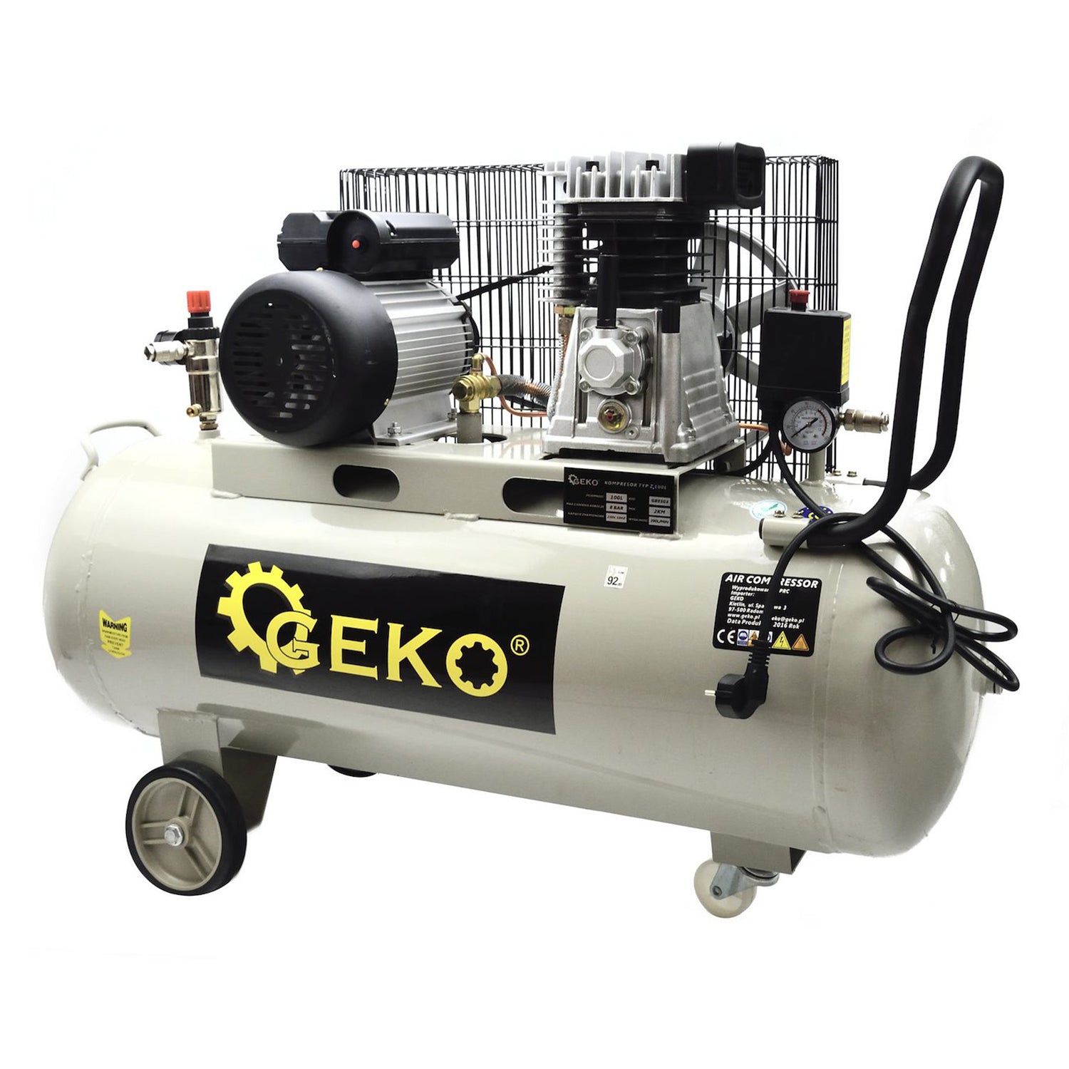 Aεροσυμπιεστής 100L 390L/Min 220V GEKO