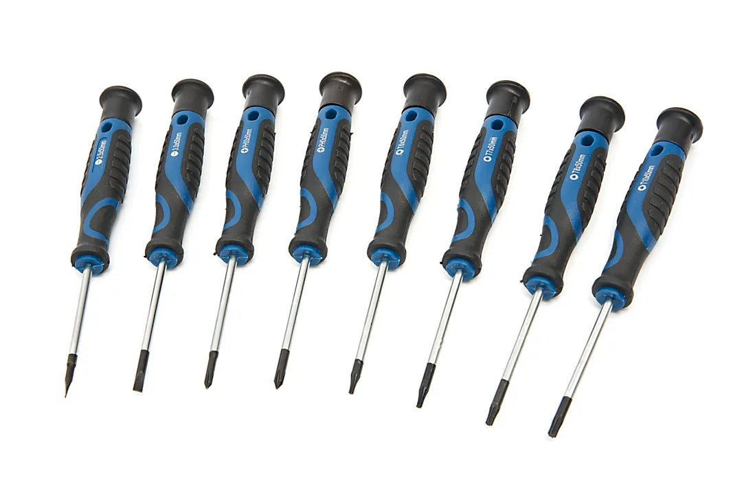 Σετ Εξαρτήματα: Κατσαβίδια, Μύτες, Καρυδάκια,Βάση Στήριξης,Χάλυβας CRV,Λαβή Soft Grip HBM Ολλανδία