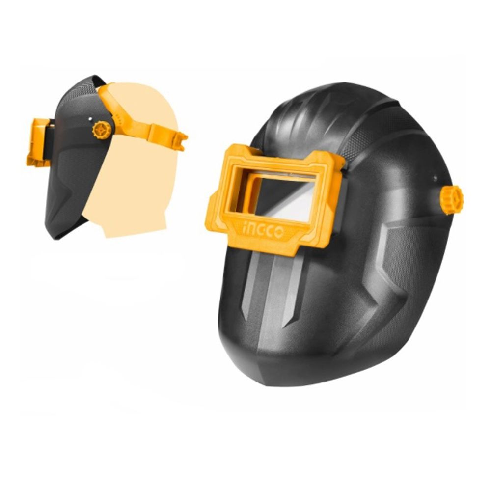 Ingco Μάσκα Ηλεκτροκόλλησης Οπτικού Πεδίου 108X50Mm
