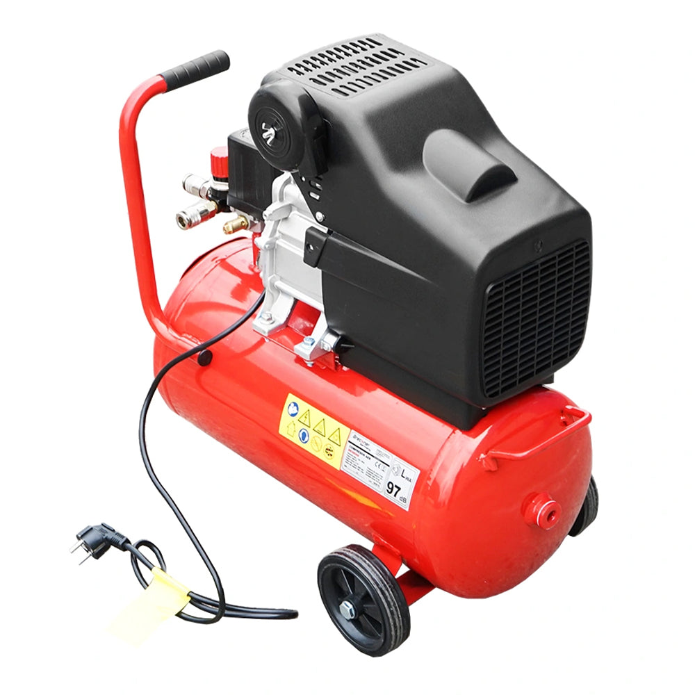 Μονοφασικό Κομπρεσέρ Αέρος Με Ισχύ 2Hp Και Αεροφυλάκιο 24Lt