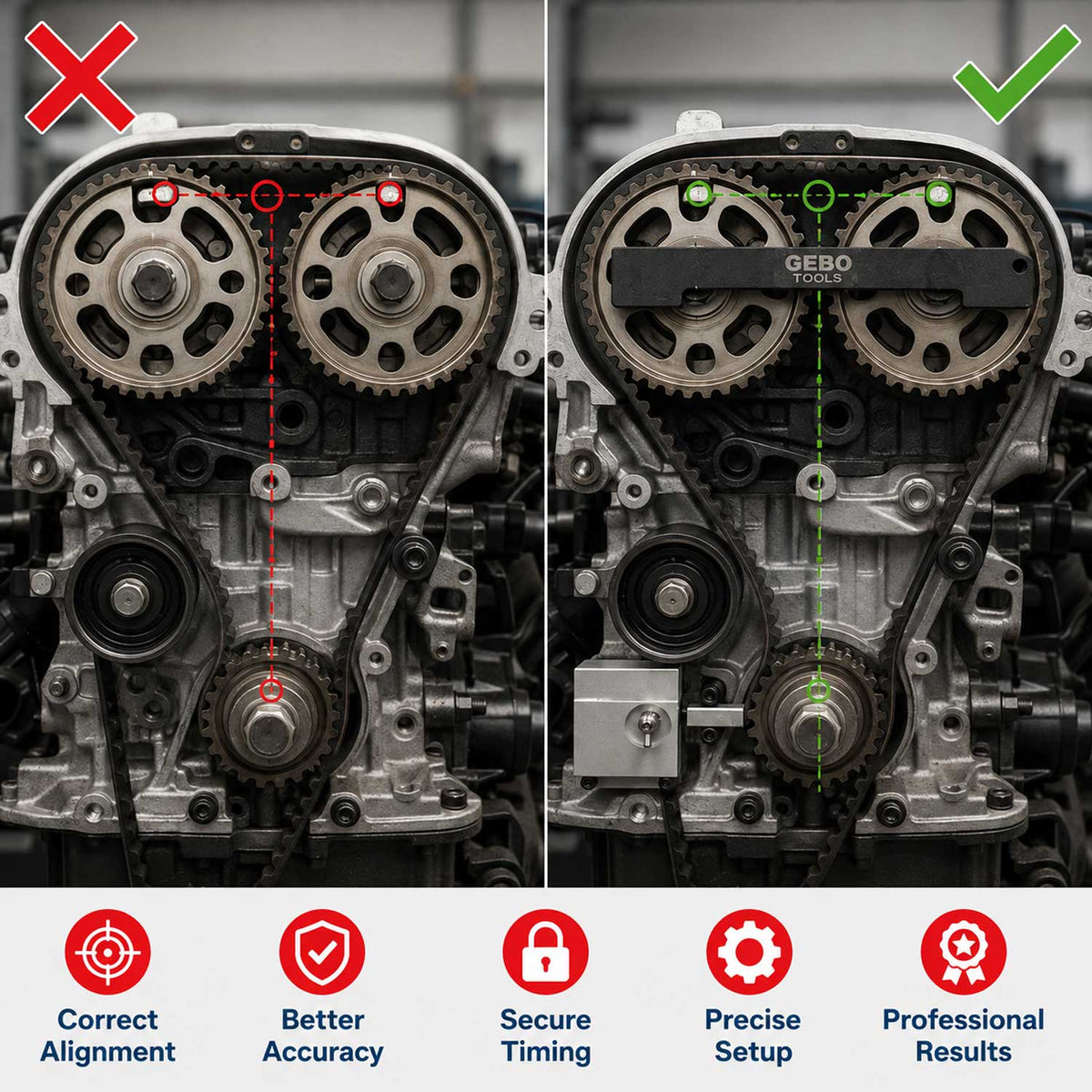 Κιτ-Εργαλεία Χρονισμού OPEL VAUXHALL 1.0 1.2 1.4 GEBO TOOLS